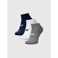 Men's casual ankle socks (SET OF 3) 4F 4FWMM00USOCM442-95S 4f