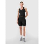 Women's quick-drying training crop top 4F 4FWSS25TFSLF413-20S *Kategoria tymczasowa Your Sports Performance