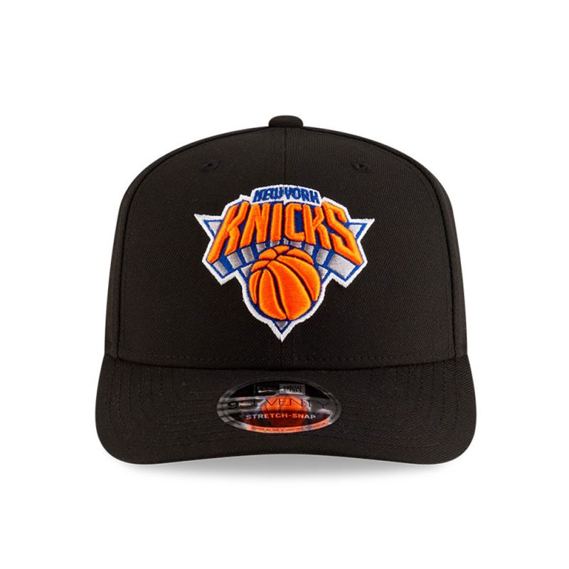 New Era 9SEVENTY New York Knicks NBA Team Black Stretch Snapback Cap - 60755449 Odzież/Czapki/Czapki z daszkiem Your Sports Performance