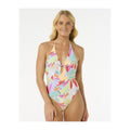 RIP CURL Cala Vadella Cheeky One Piece Turquoise Swimsuit