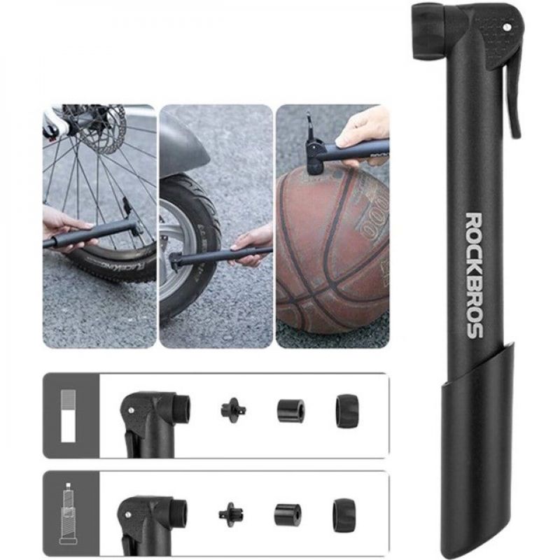 Rockbros 42520001001 Bicycle Pump - Black In preparation Your Sports Performance