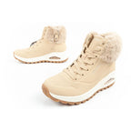 Skechers Uno Rugged Women's Insulated Winter Boots Brown Skechers