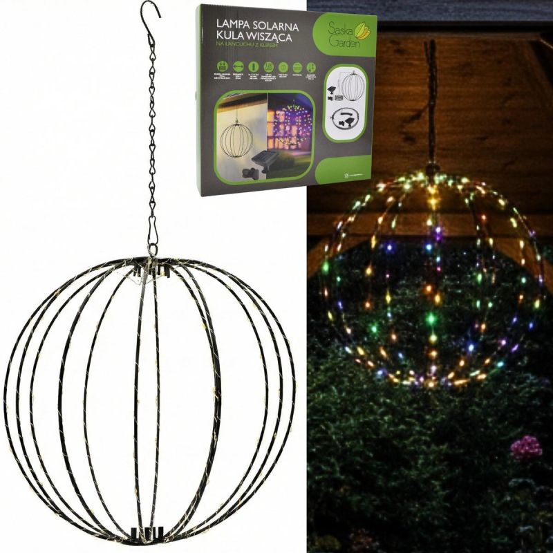 SOLAR HANGING LAMP BALL 30CM 120 LED MULTICOLOR Home and Garden/Lighting Your Sports Performance