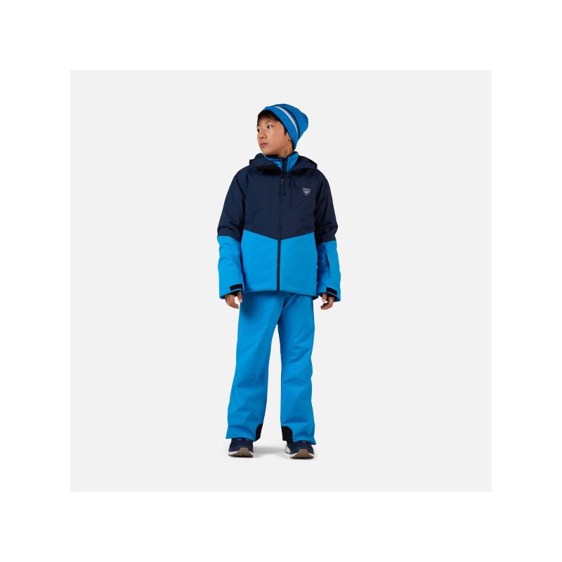 ROSSIGNOL Jr Wispile Jkt Blue Children's Ski Jacket