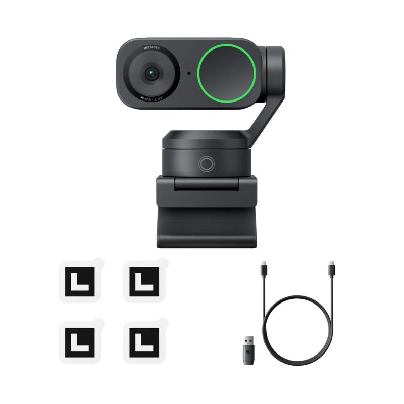 Insta360 Link 2 - 4K Webcam with Gimbal Akcesoria sportowe i turystyczne/Kamery sportowe Your Sports Performance