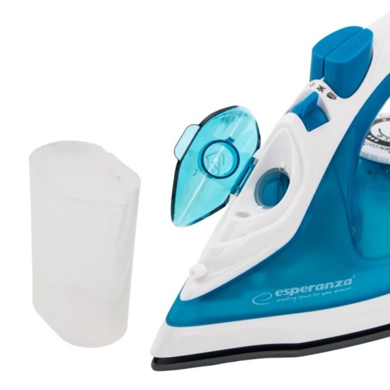 Esperanza Ceramic EHI002 steam iron (2200W; blue) AGD - Produkty/Żelazka i generatory pary Your Sports Performance