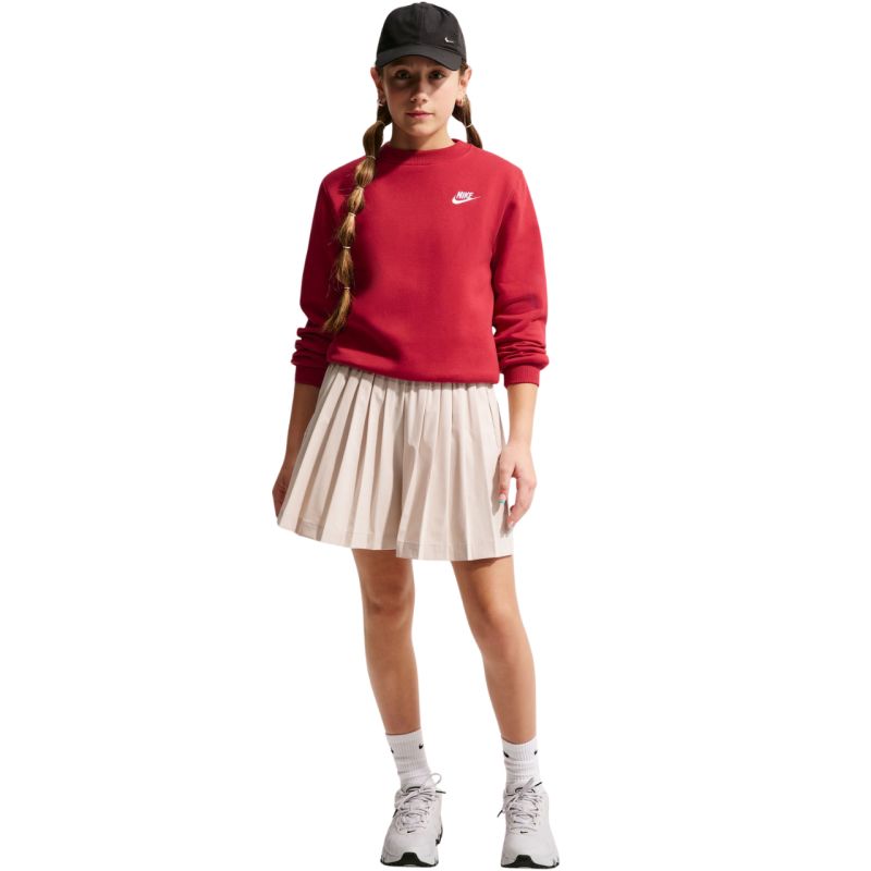 Nike Sportswear Club Fleece Kids' Sweatshirt Red FD3006 608