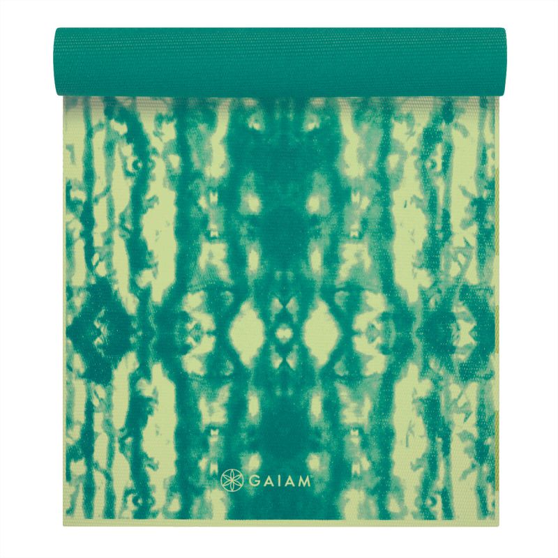 Double-sided Yoga Mat GAIAM Turquoise Lotus 6 MM 62344 Accessories/Training equipment Your Sports Performance