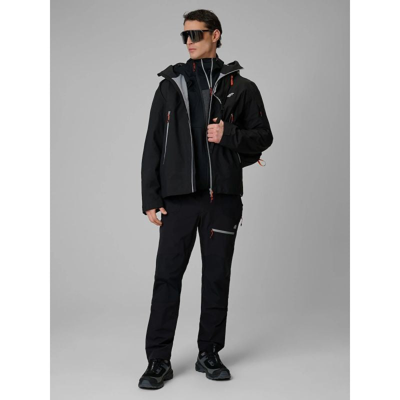 Windproof softshell jacket 4F PRO 10000 membrane men's 4F 4FWSS26TSOFM541-20S 4f