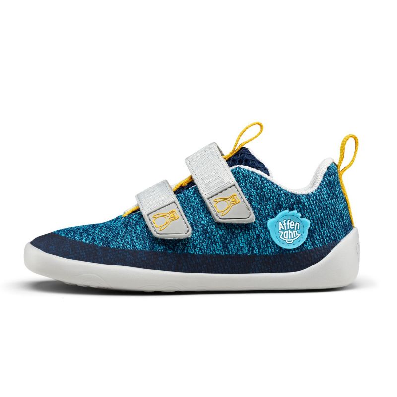 Affenzahn Sneaker Knit Happy Penguin Jr 00397-30001 barefoot shoes Affenzahn