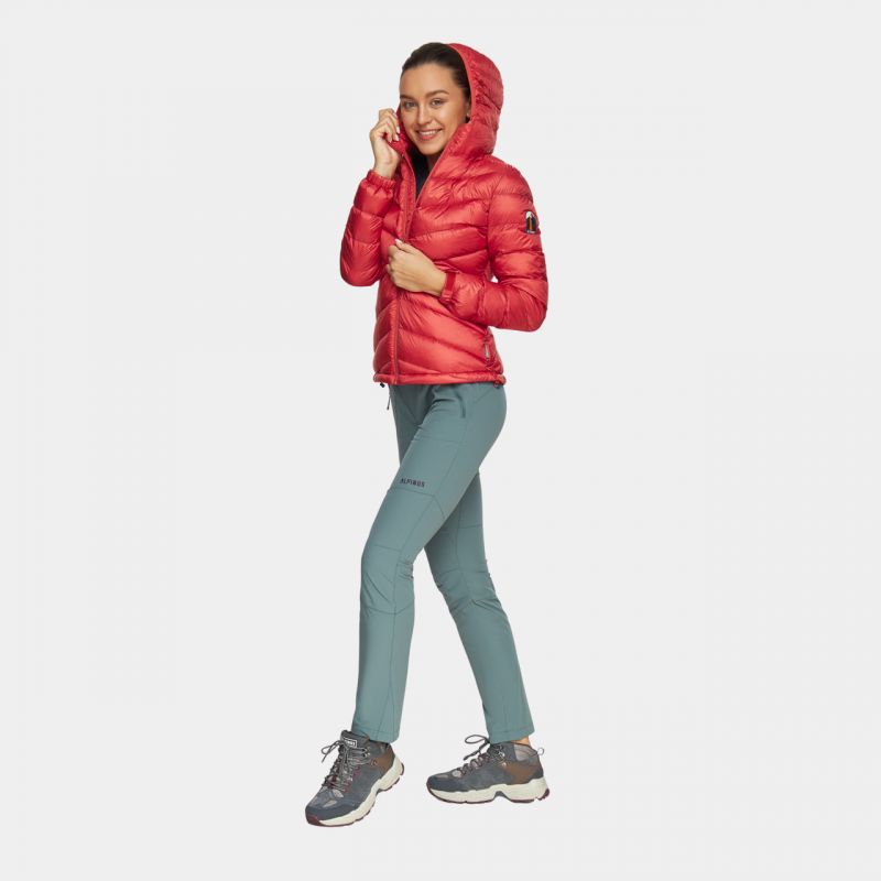 Alpinus Rocca women's down jacket red YT18753 In preparation Your Sports Performance