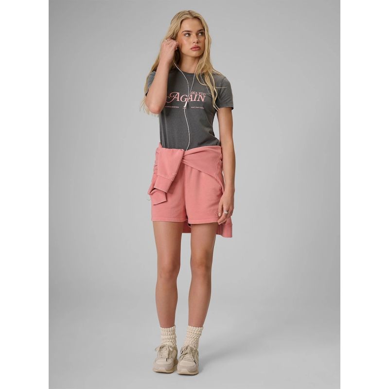 Women's slim T-shirt with print 4F 4FRAW26TTSHF4373-24S