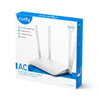 CUDY WR1300 LAN Gigabit AC1200 Dual Band WiFi Mesh Router Komunikacja i łączność/Routery 3G/4G/5G Your Sports Performance