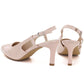 Sergio Leone SK157 Pink Patent Leather Slingback Pumps LEONE