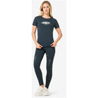 Women's short-sleeve SUPER.NATURAL W CANADIAN WOODS TEE, navy blue