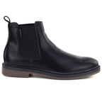 Men's leather Chelsea boots, unlined, black, Big Star UU174280