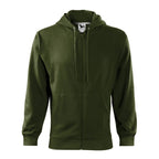 Men's Trendy Zipper Sweatshirt (Military) In preparation Your Sports Performance