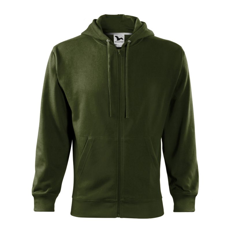 Men's Trendy Zipper Sweatshirt (Military) In preparation Your Sports Performance