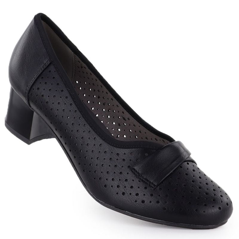 Women's openwork black pumps Jezzi 233-12 To be categorized Your Sports Performance