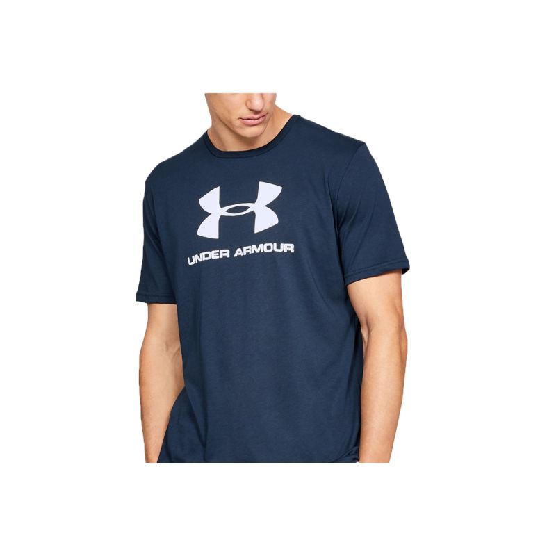 Under Armour Sportstyle Logo Tee 1329590-408 granatowe S Clothing/Training Your Sports Performance