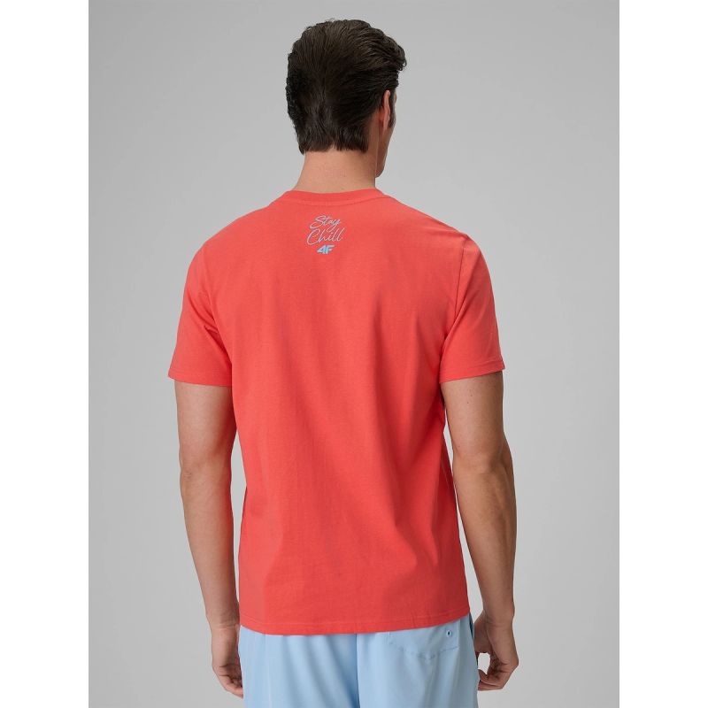 Men's regular printed T-shirt 4F 4FRSS26TTSHM4305-63S 4f