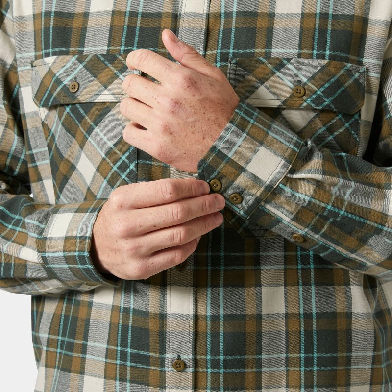 Helly Hansen flannel shirt OKKA FLANNEL LS SHIRT 62731 418 Helly Hansen