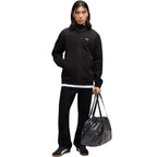 Men's Puma Tech Material Mix Hoodie, black 694490 01