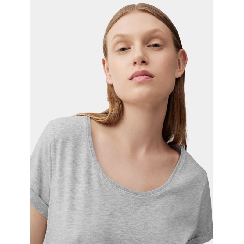 Women's regular plain T-shirt 4F 4FMM00TTSHF732-27M 4f