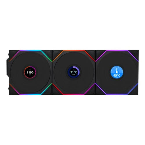 Lian Li UNI FAN TL Wireless LCD Lüfter ARGB PWM Reverse Blade 120mm fan black Chłodzenie/Chłodzenie - wentylatory Your Sports Performance