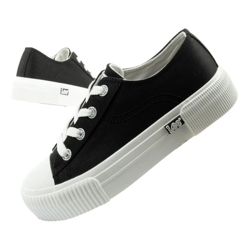 Lee women's sports shoes Isla sneakers black platform comfortable Lee