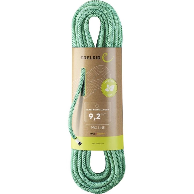 Rope hummingbird eco dry 9.2mm 60m icemint-citrus EDELRID Wspinaczka/Akcesoria Your Sports Performance