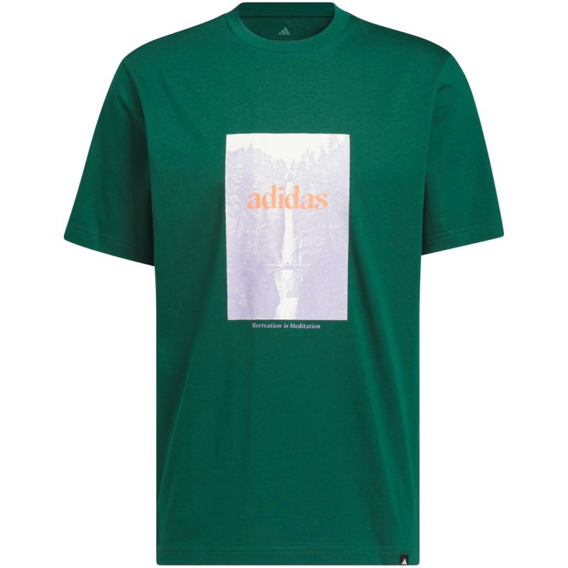 adidas Waterfall Graphic Men's T-Shirt Green KS2173