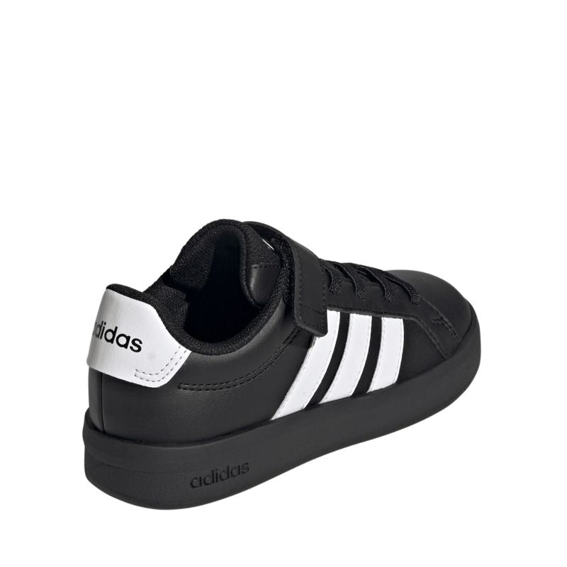Adidas Grand Court 3.0 Kids Shoes Black and White KJ4369