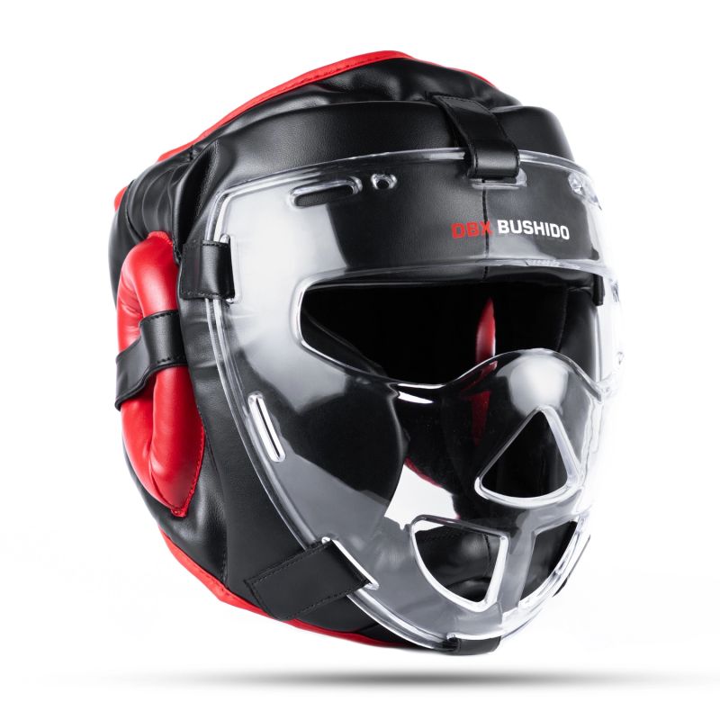 Boxing helmet with polycarbonate mask M - Hannibal DBX Bushido