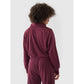 Women's velour sweatshirt without a hood, 4F 4FRAW24TSWSF2054-60S *Kategoria tymczasowa Your Sports Performance