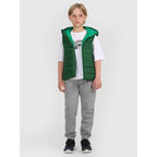 Boy's down vest with synthetic filling 4F 4FJRAW25TVJAM324-41S 4f