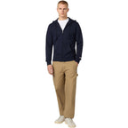 Champion Men's Full Zip Hoodie Sweatshirt Navy Blue 220786 BS501