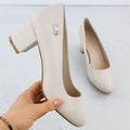 Nude Sergio Leone PB178 block heel pumps Footwear Your Sports Performance