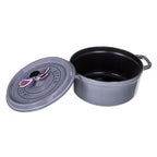 STAUB Round cast iron pot 40500-246-0 3.8l graphite AGD - Produkty/Garnki / patelnie nieelektryczne Your Sports Performance