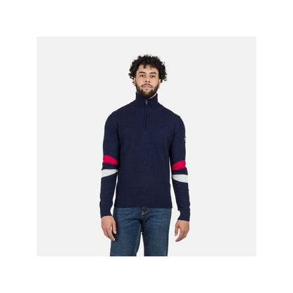Rossignol Signature Hz Knit Navy Blue Sweater Rossignol
