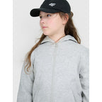 Girls' sweatshirt with a hood, 4F 4FJWMM00TSWSF1861-25M 4f