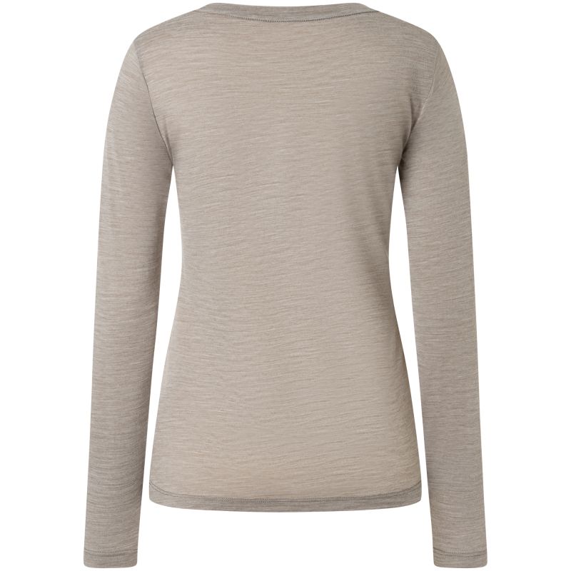 SUPER.NATURAL W HILLY LS Long-Sleeve Shirt khaki