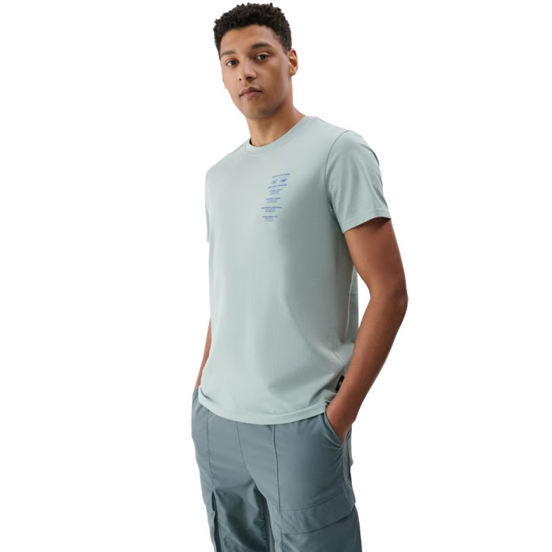 Men's T-shirt 4F M2536 mint 4FRSS24TTSHM2536 47S To be categorized Your Sports Performance