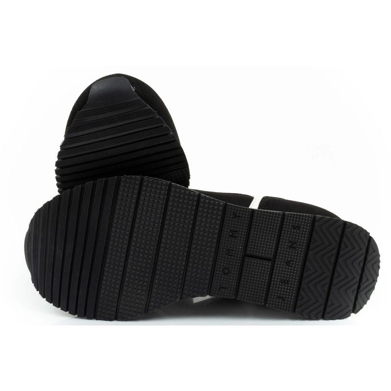 Tommy Hilfiger Men's Tjm Runner Casual Black Sneakers Tommy Hilfiger