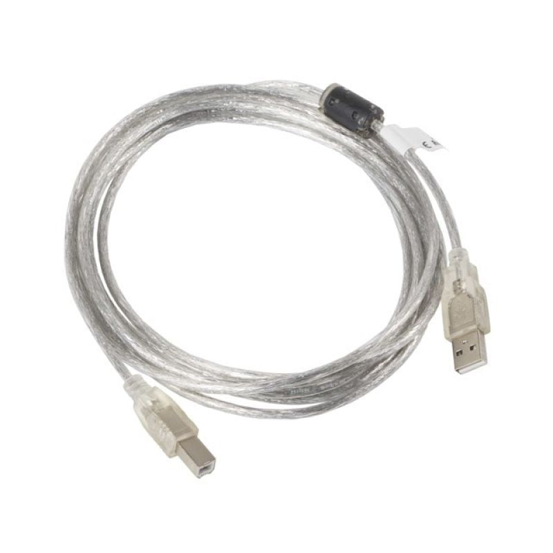 Lanberg CA-USBA-12CC-0030-TR cable (USB 2.0 M - USB 2.0 type BM; 3m; transparent) Kable i adaptery/Kable USB Your Sports Performance