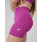 Girls' seamless sports short leggings 4F 4FJRSS26TFSTF140-53S