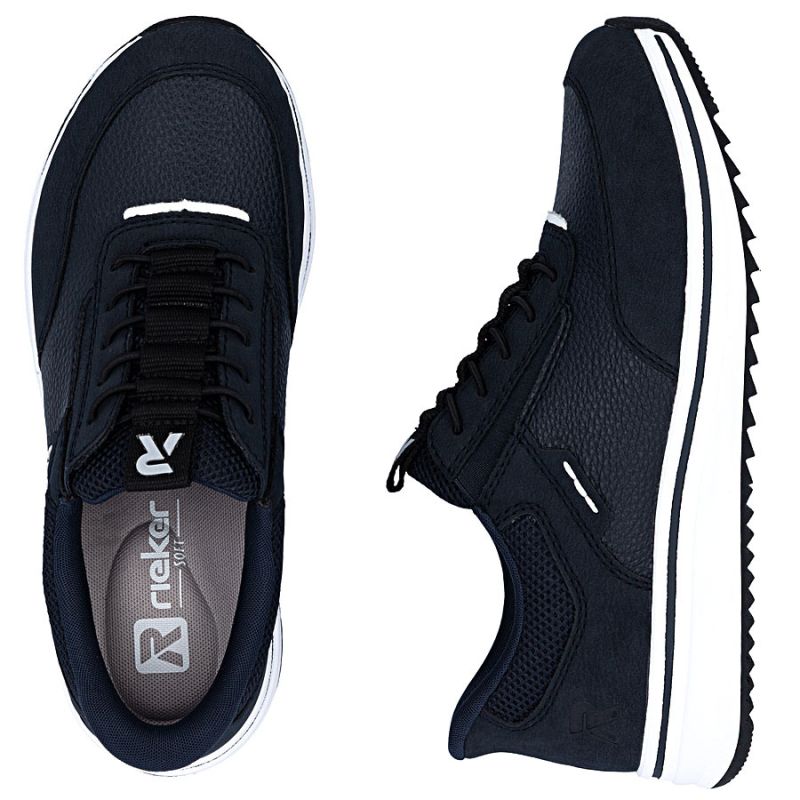 Women's navy blue high-heeled shoes Rieker L5850-14 To be categorized Your Sports Performance