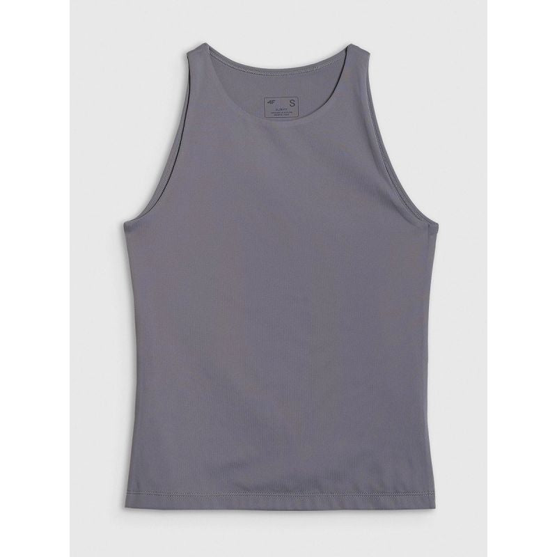 Women's sleeveless slim plain t-shirt 4F 4FRSS26TSLEF319-24S 4f