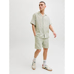 Jack&Jones men's striped shorts JPSTJAIDEN COBA STRIPE JOG SHORTS REG SN 12274413 TEA/STRIPES Jack&Jones