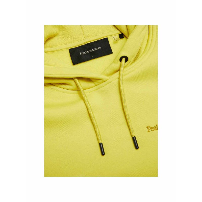 Women's PEAK PERFORMANCE W Original Small Logo Hoodie Yellow